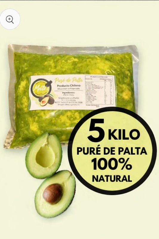 PURE DE PALTA HASS (5 KILOS )