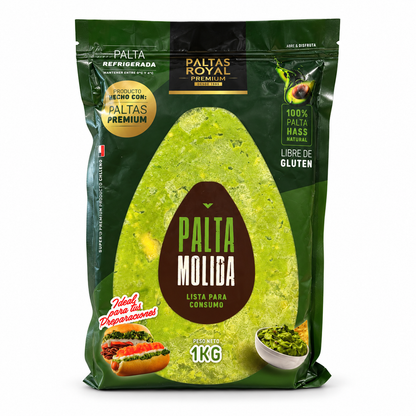 Puré de palta Molito refrigerado en formato de 1 kg
